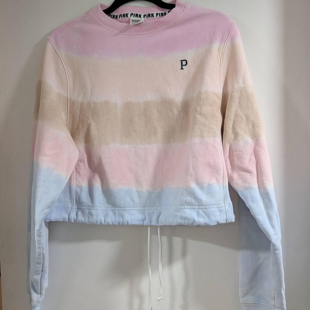 Victoria's Secret Pink Cropped Crew neck Top